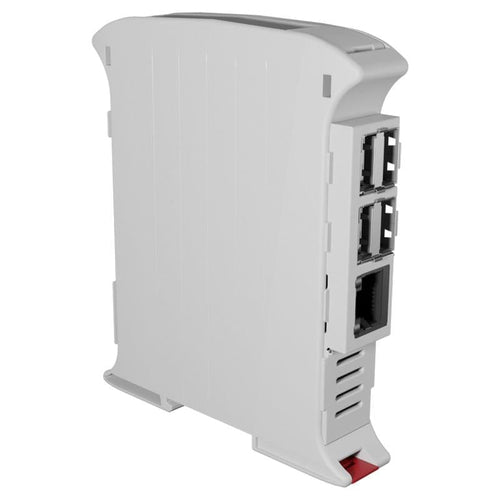 Hitaltech Raspberry Pi 4 DIN Rail Case (22.5mm Railbox) The Pi Hut