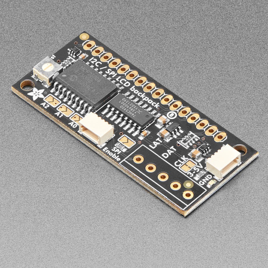 Lcd Backpack i2c / SPI character LCD backpack - STEMMA QT / Qwiic - The Pi Hut