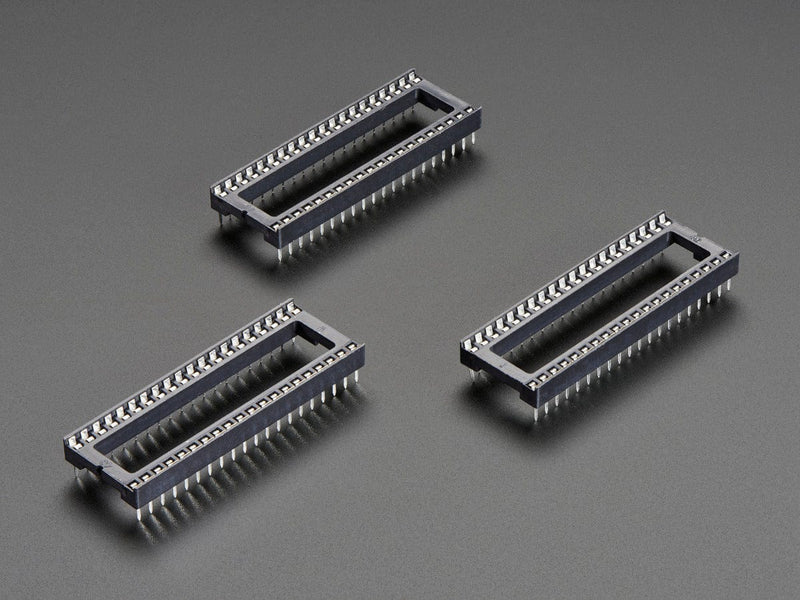 IC Socket for 40-pin 0.6" Chips - Pack of 3 - The Pi Hut