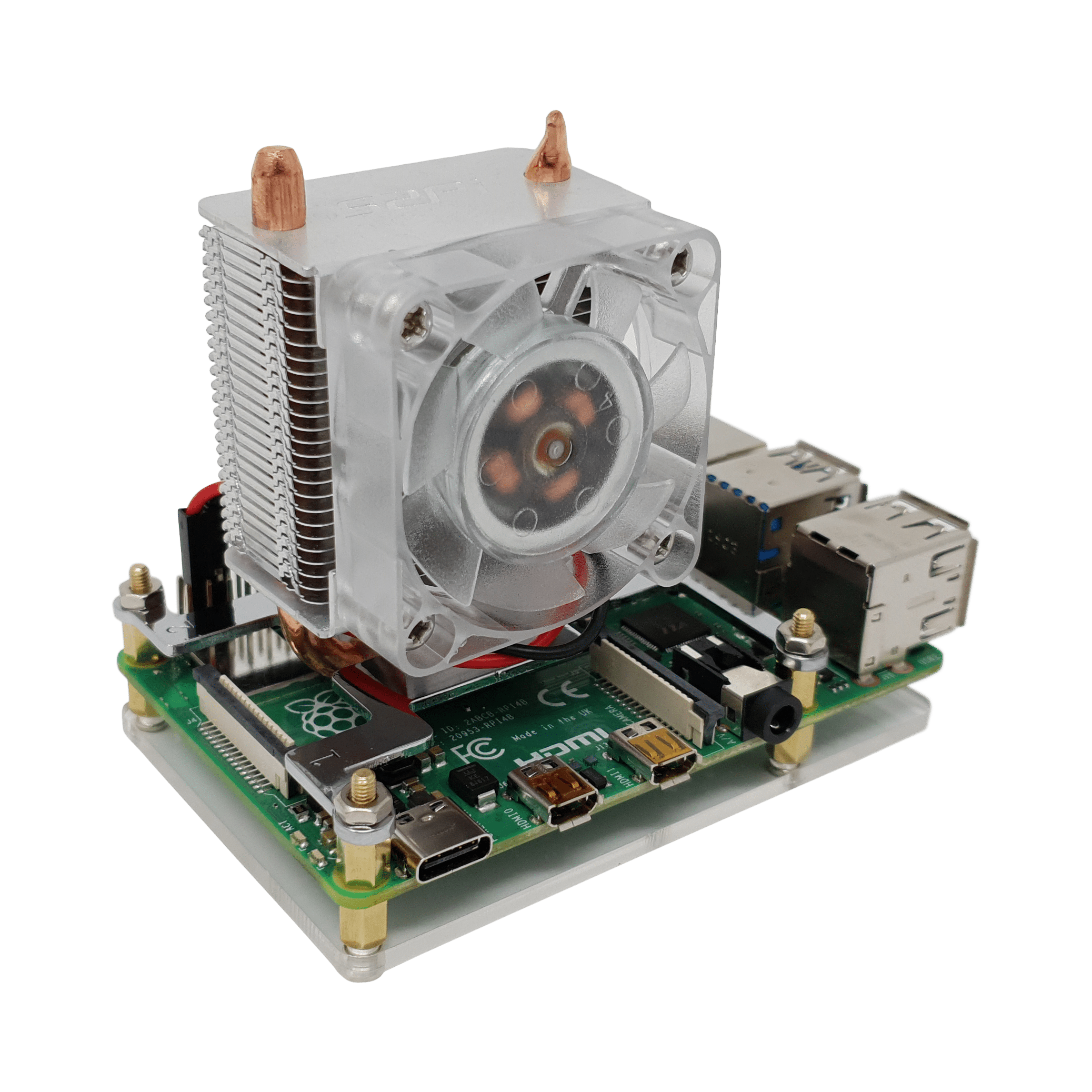 ICE Tower Raspberry Pi 4 CPU Cooler - The Pi Hut