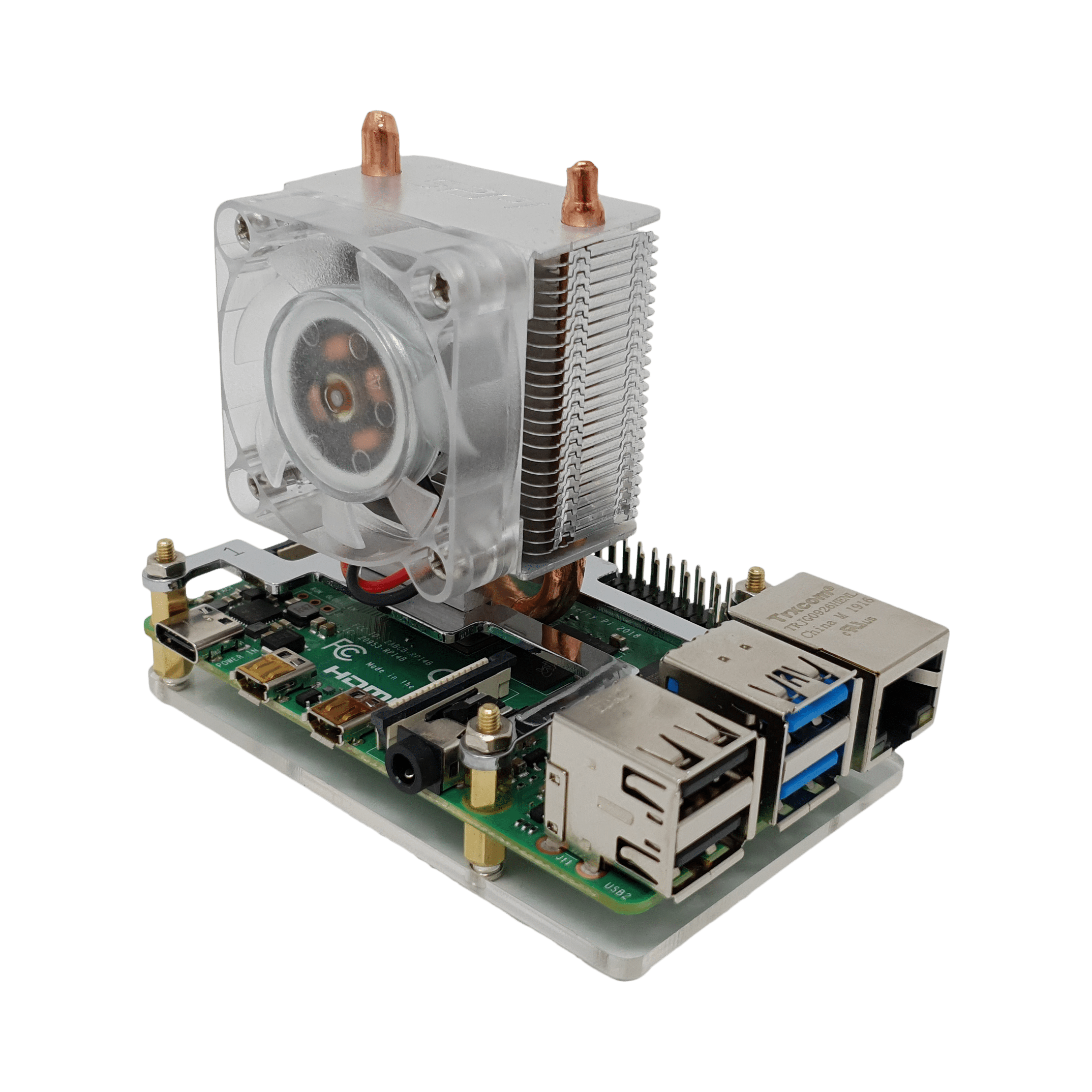 ICE Tower Raspberry Pi 4 CPU Cooler - The Pi Hut