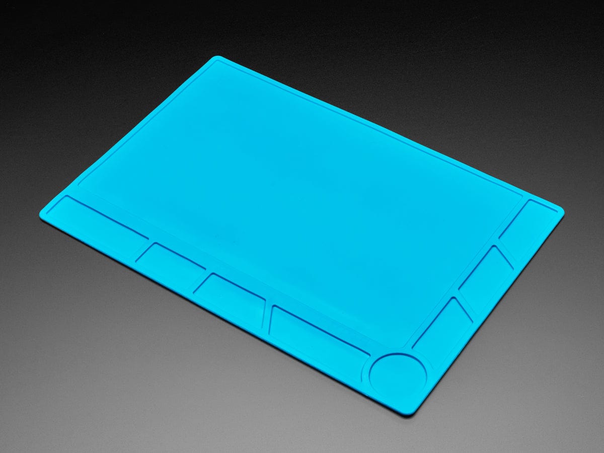 Insulated Silicone Rework Mat - 34cm x 23cm x 4mm Work Surface - The Pi Hut