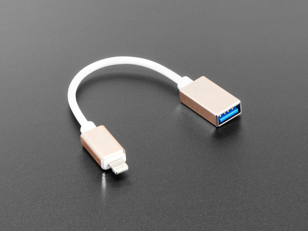 iOS Lightning to USB OTG Cable - The Pi Hut