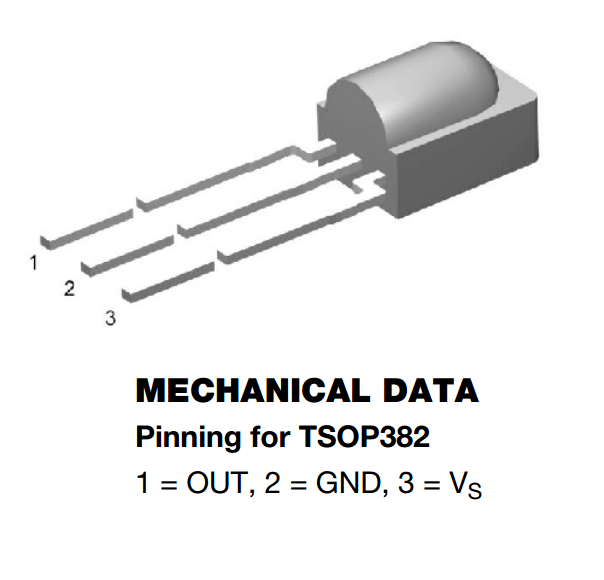 IR - Infrared Receiver (TSOP38238) - The Pi Hut