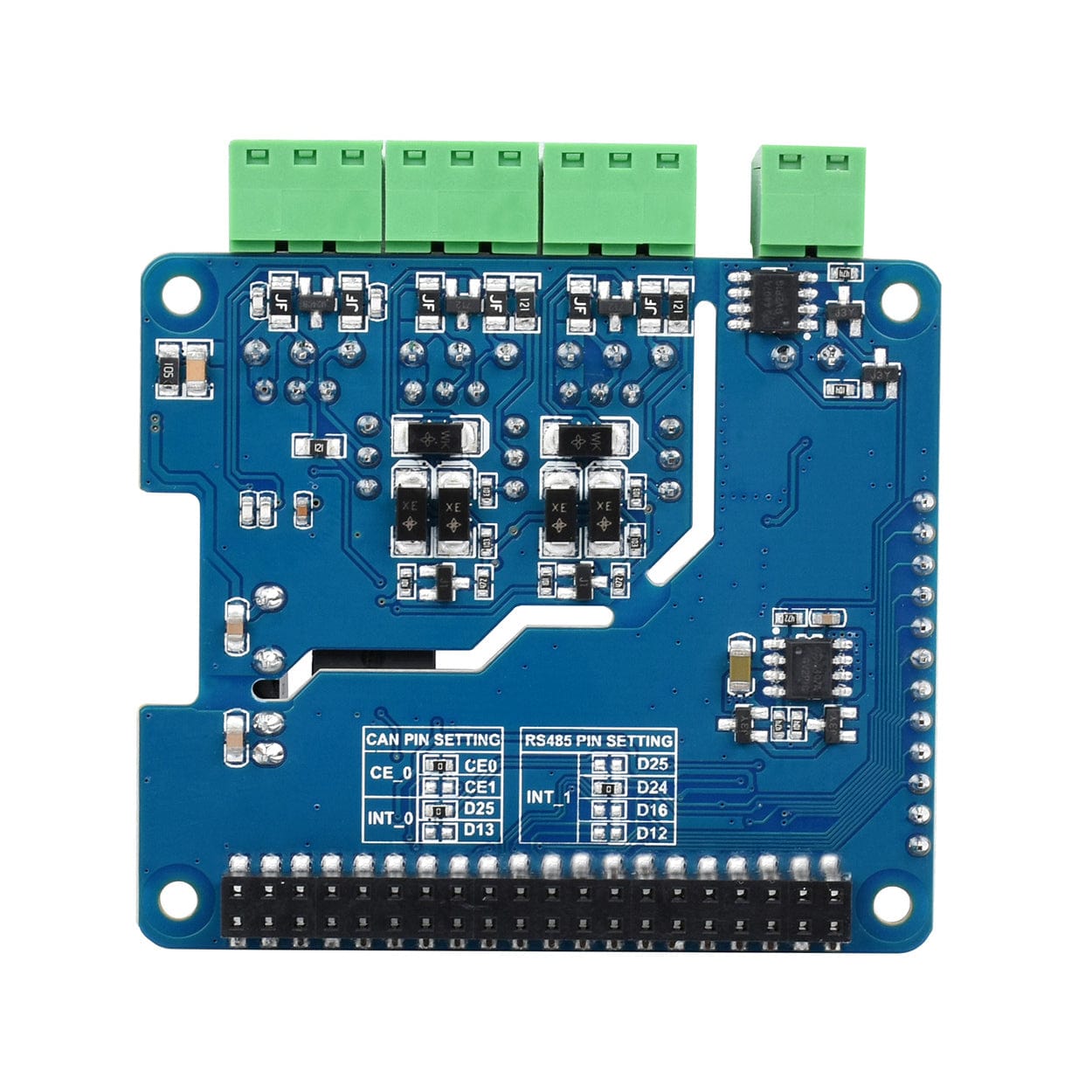 Isolated RS485 CAN HAT (B) For Raspberry Pi - The Pi Hut