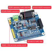 Isolated RS485 RS232 HAT for Raspberry Pi - The Pi Hut