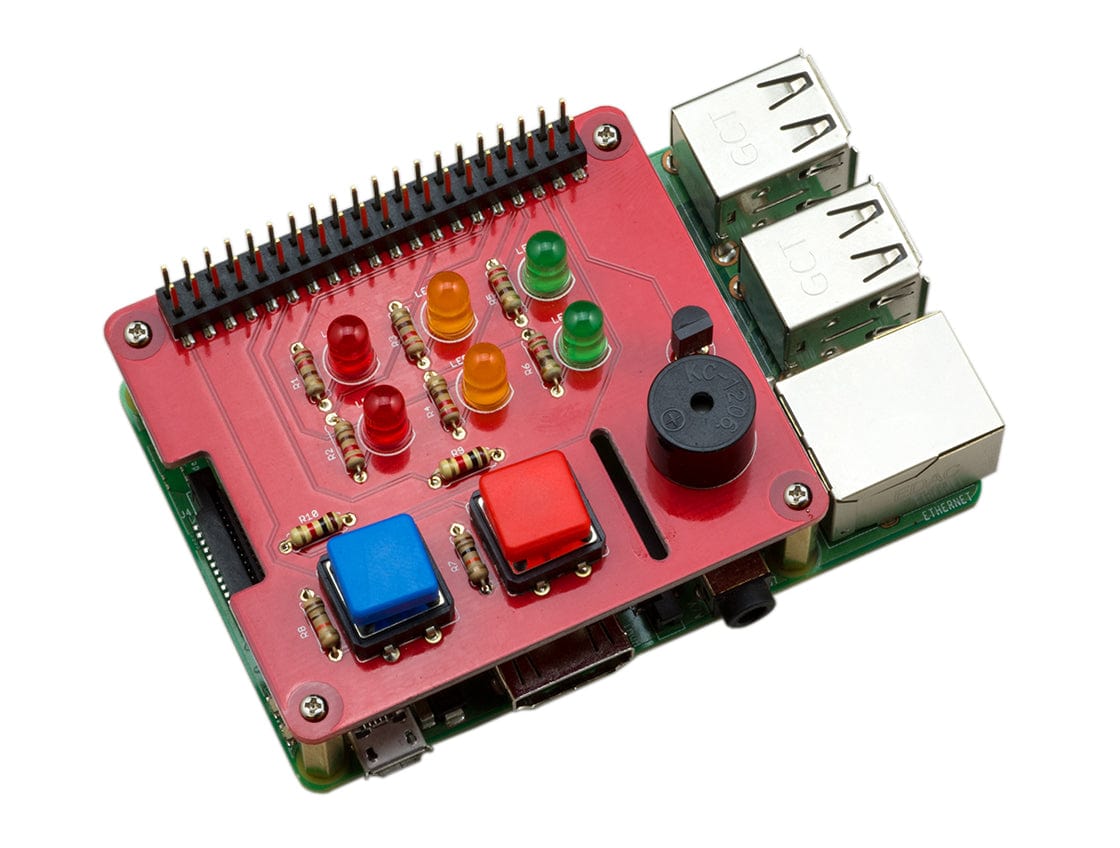 JAM HAT (LED & Buzzer Board) - The Pi Hut