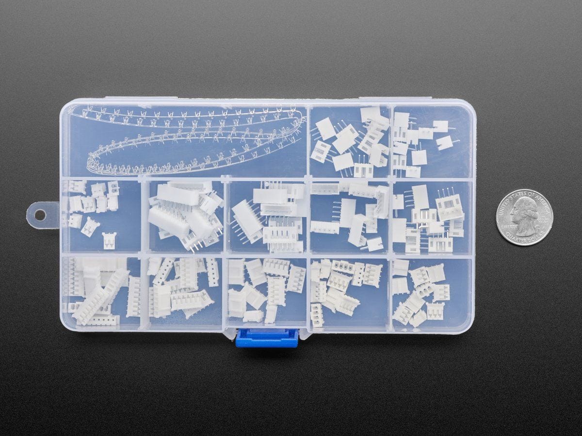 JST PH 2.0mm Pitch Connector Kit - 220 Piece Kit - The Pi Hut