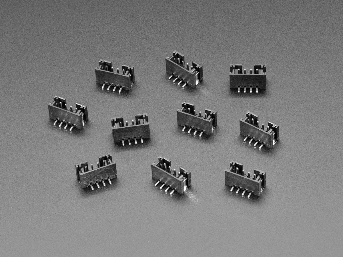 JST PH 4-pin Vertical Connector (10-pack) - STEMMA - The Pi Hut