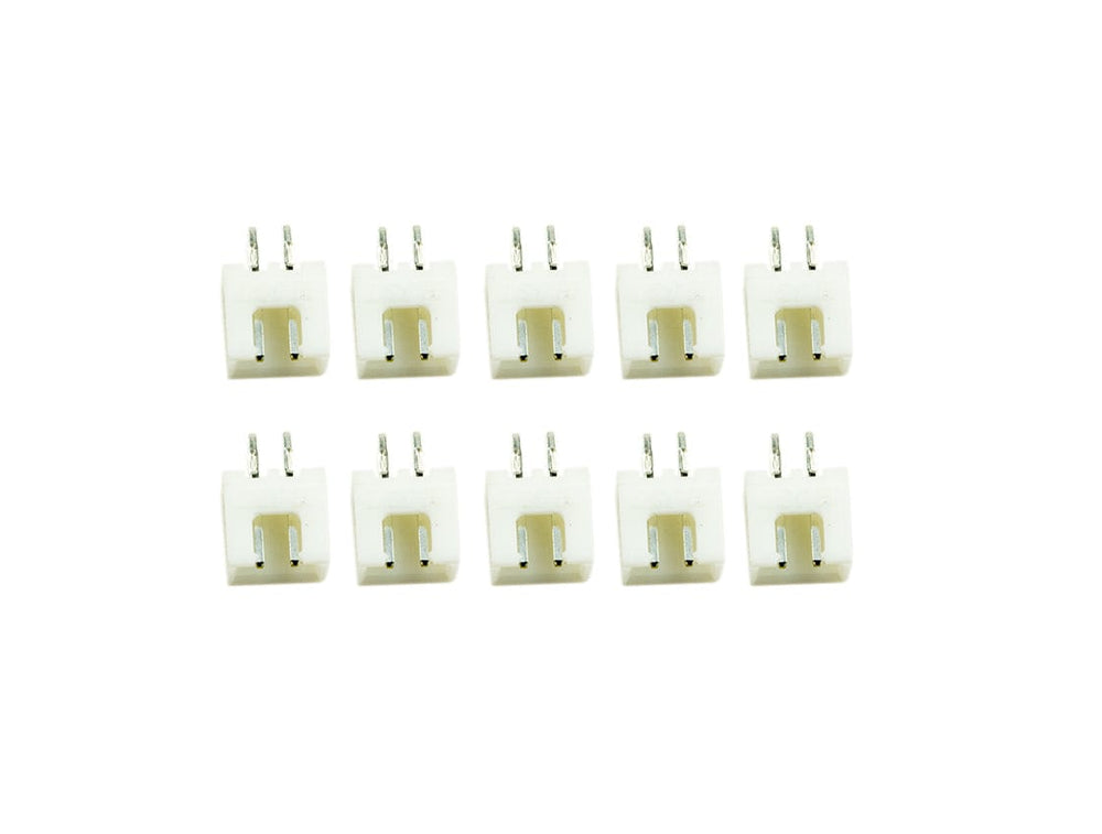 JST-XH 2 Pin Header for Quick-Connect Wires (10 Pack) - The Pi Hut