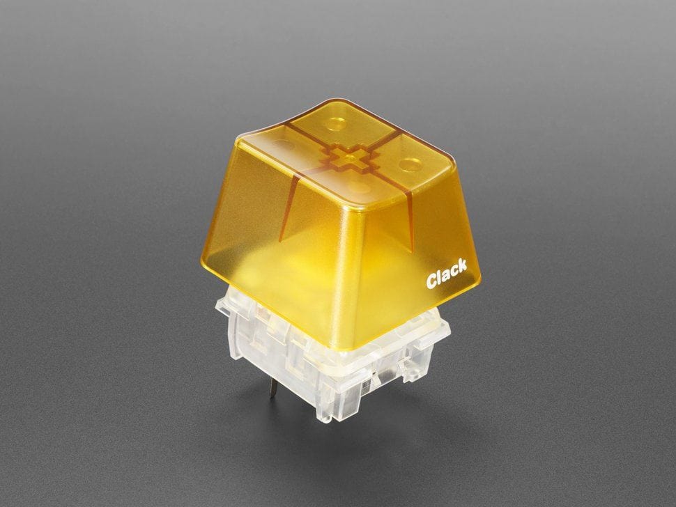 Kailh Big Mechanical Key Switch - Linear Dark Yellow - 1 Piece - The Pi Hut