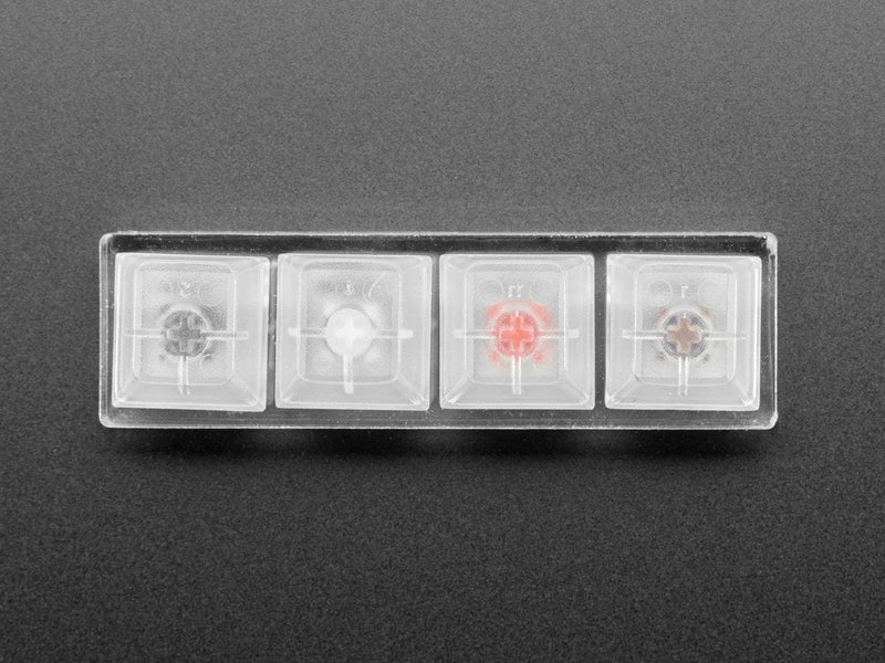 Kailh Mechanical Four Key Tester: White Black Red Brown Switches - The Pi Hut