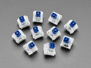 Kailh Mechanical Key Switches - Clicky Navy Blue - 10 pack (Cherry MX Compatible) - The Pi Hut