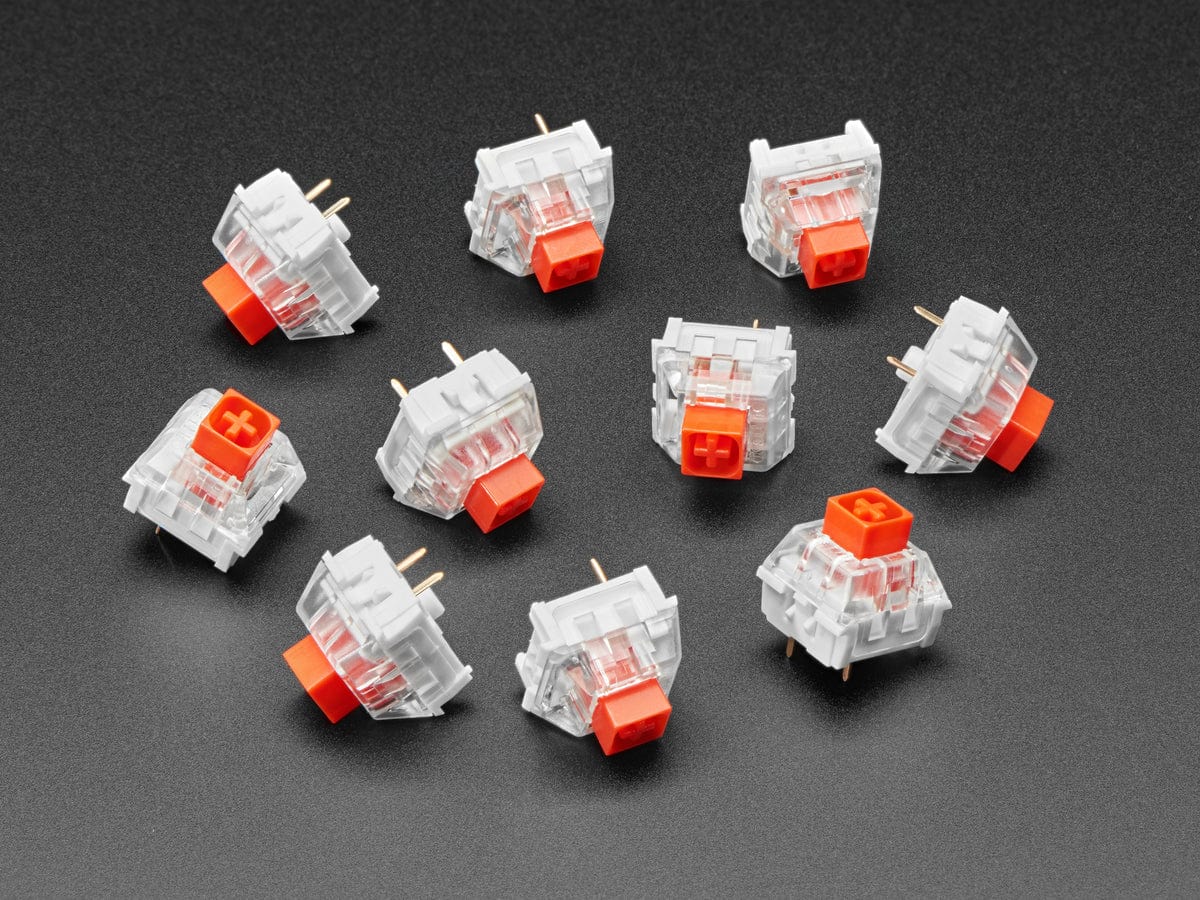 Kailh Mechanical Key Switches - Linear Red - 10 pack - The Pi Hut