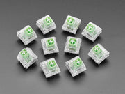 Kailh Mechanical Key Switches - Thick Click Jade Box - 10 pack (Cherry MX Compatible) - The Pi Hut