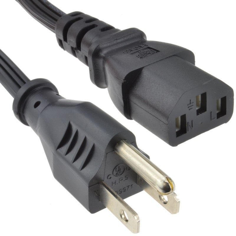 "Kettle" Type Power Cable 2m - IEC C13 (US) - The Pi Hut