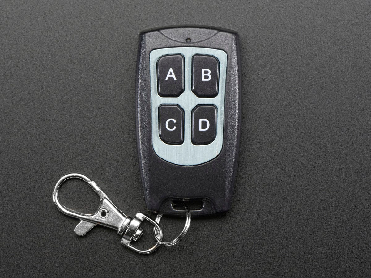 Keyfob 4-Button RF Remote Control - 315MHz - The Pi Hut