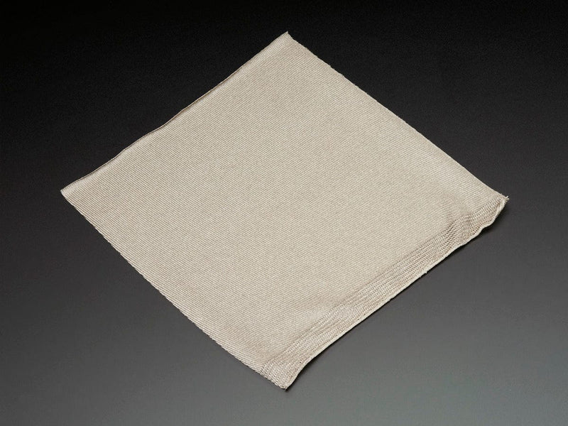 Knit Conductive Fabric - Silver 20cm square - The Pi Hut