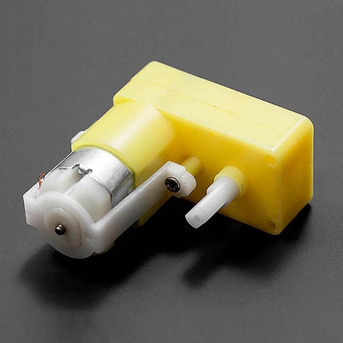 L Shape Engine L-Shape TT Geared Motor with Back Shaft (6v 160RPM) - The Pi Hut
