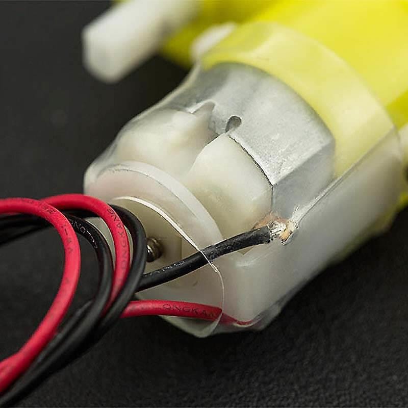 L-Shape TT Geared Motor with Back Shaft (6v 160RPM) - The Pi Hut