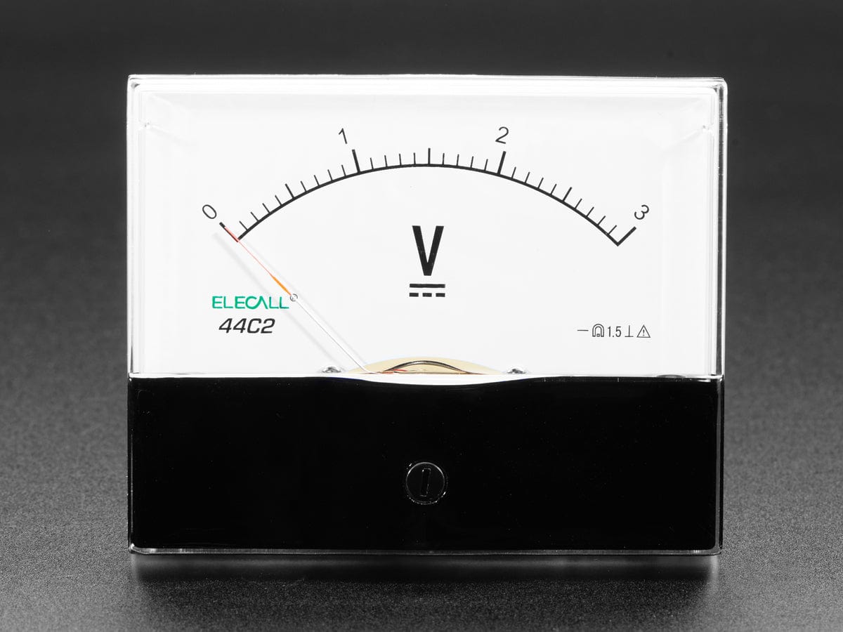 Large 3V Analog Panel Meter - The Pi Hut