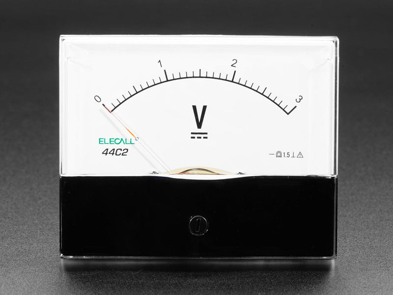 Large 3V Analog Panel Meter - The Pi Hut