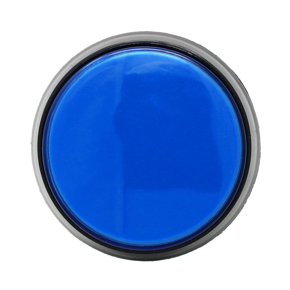 Large Arcade Button with LED - 60mm Blue - The Pi Hut