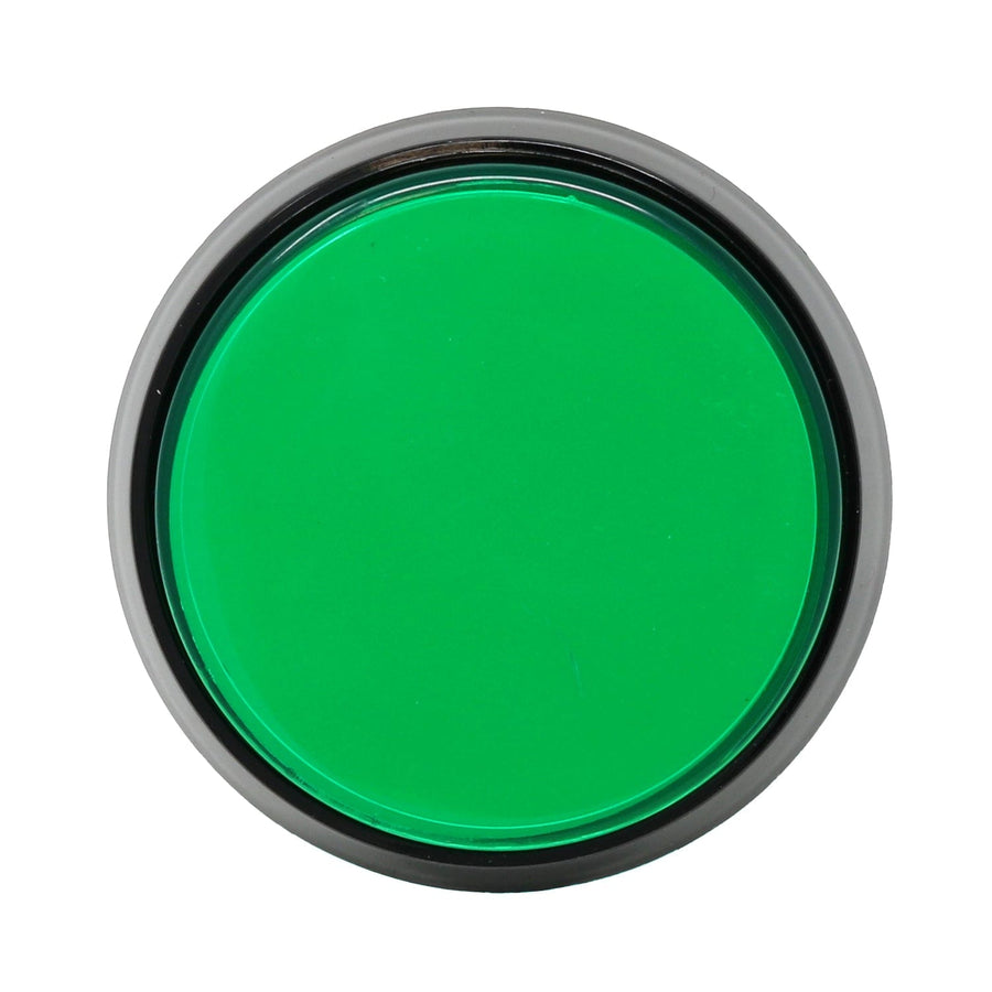 Large Arcade Button Large Arcade Button with LED - 60mm Green - The Pi Hut