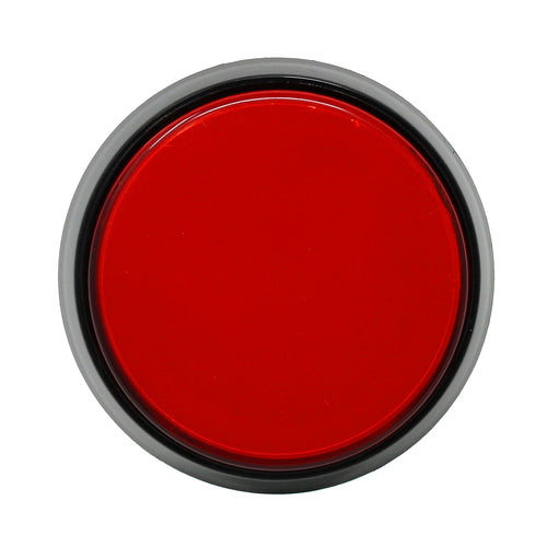 Large Arcade Button Large Arcade Button with LED - 60mm Red - The Pi Hut