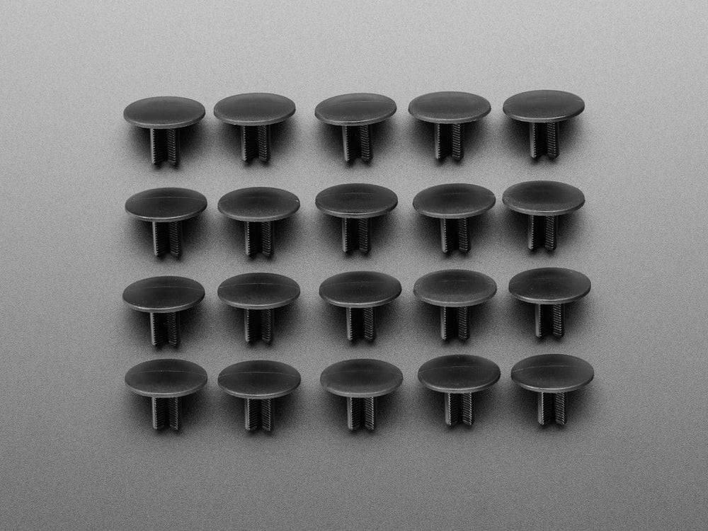 Large Long Plastic Snap Rivets - 13mm to 16mm - 10 pack - The Pi Hut
