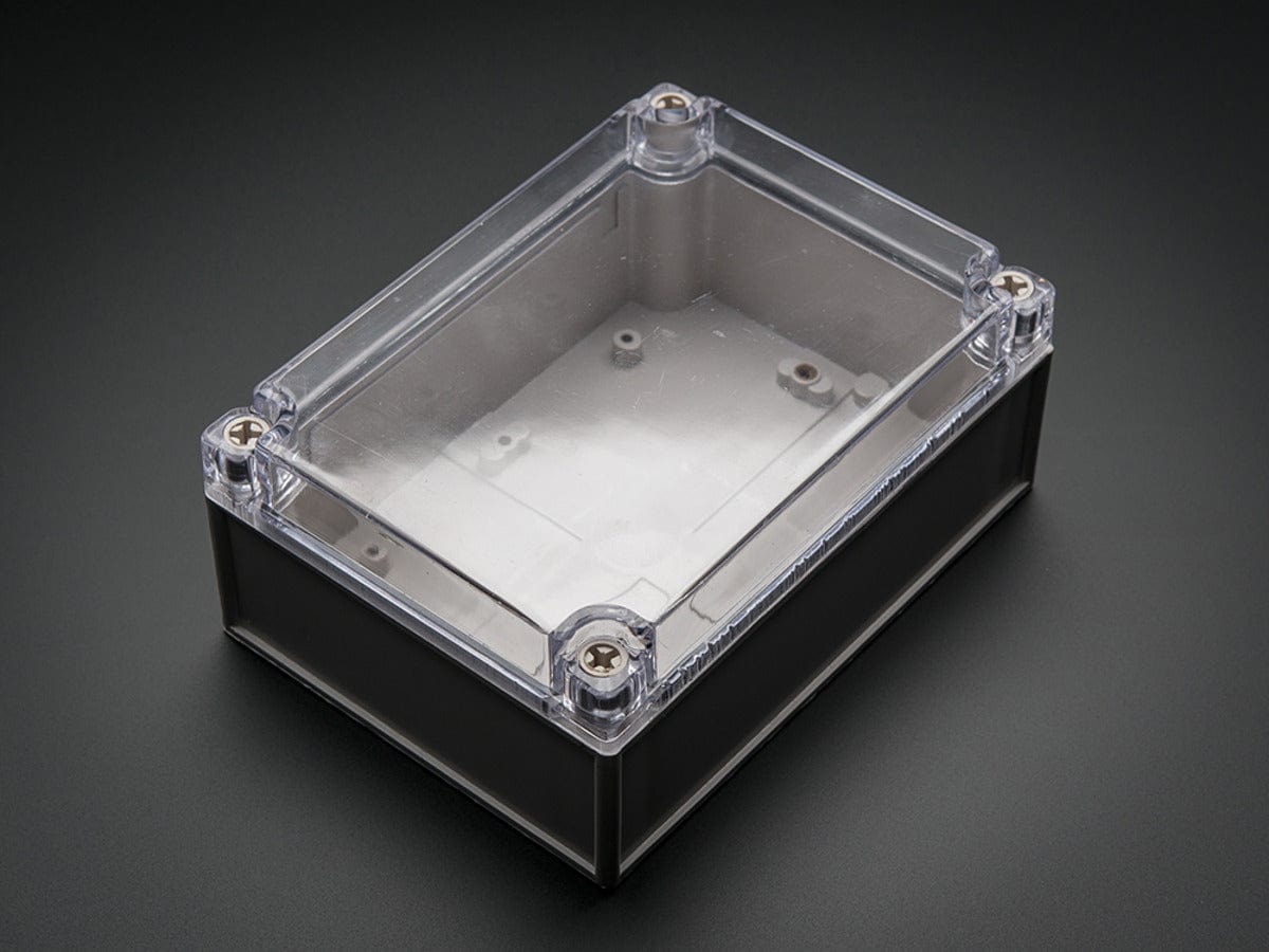 Weatherproof Project Box Large Plastic Project Enclosure - Weatherproof with Clear Top - The Pi Hut
