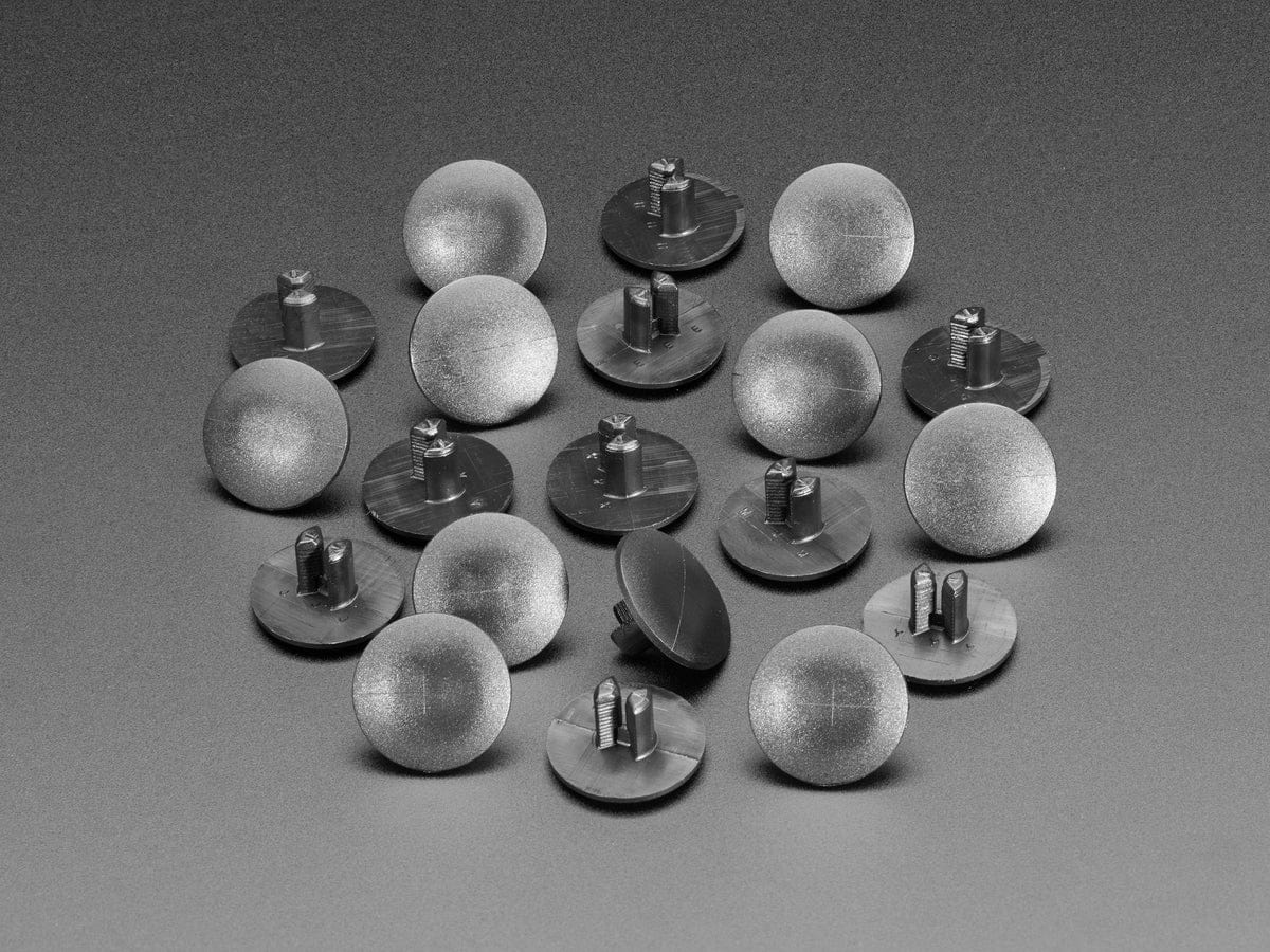 Large Short Plastic Snap Rivets - 9mm to 13mm - 10 pack - The Pi Hut