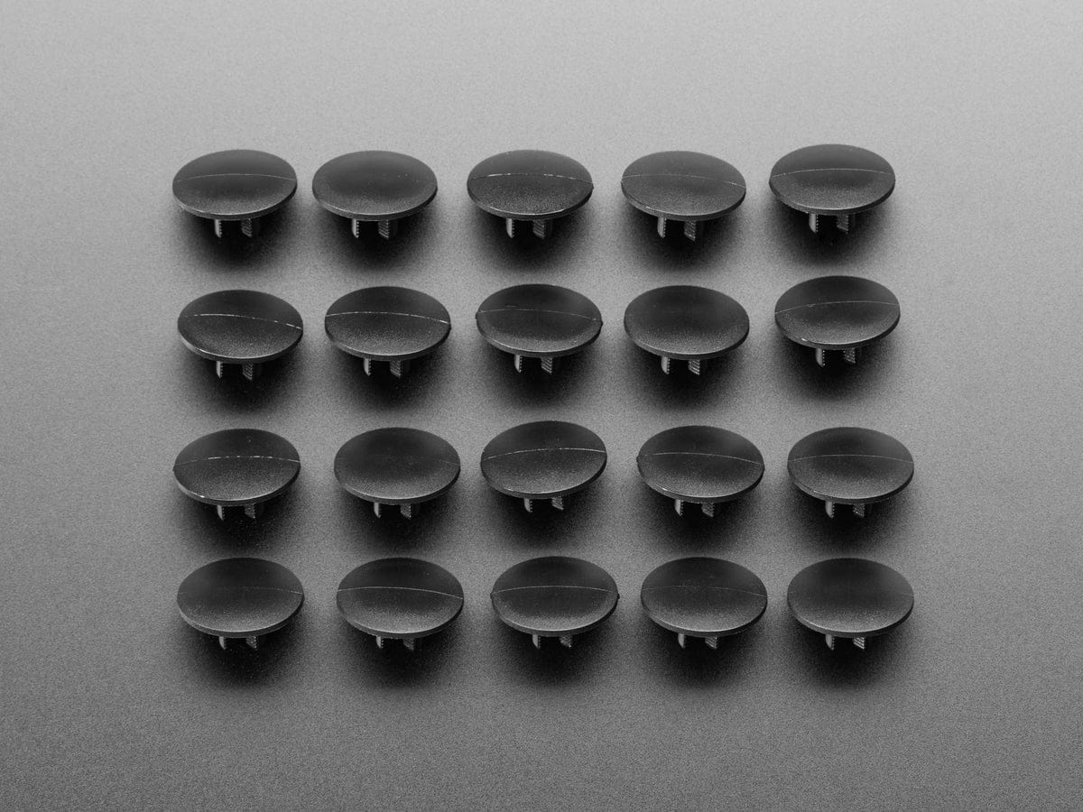Large Short Plastic Snap Rivets - 9mm to 13mm - 10 pack - The Pi Hut