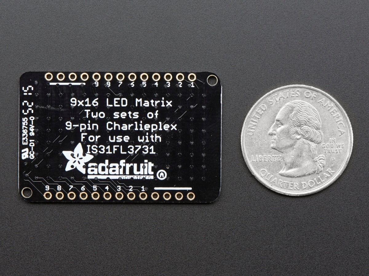 LED Charlieplexed Matrix - 9x16 LEDs - Cool White - The Pi Hut