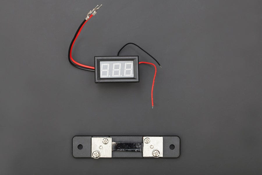 LED Current Meter 50A (Green) - The Pi Hut