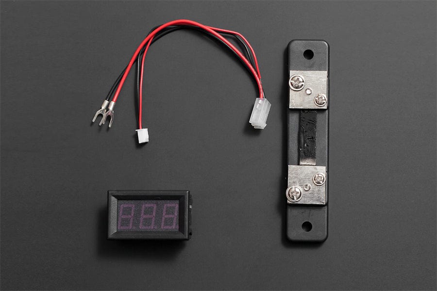 LED Current Meter 50A (Red) - The Pi Hut