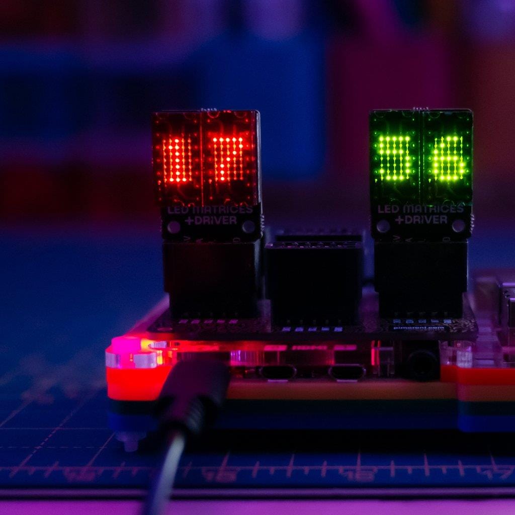 LED Dot Matrix Breakout - The Pi Hut