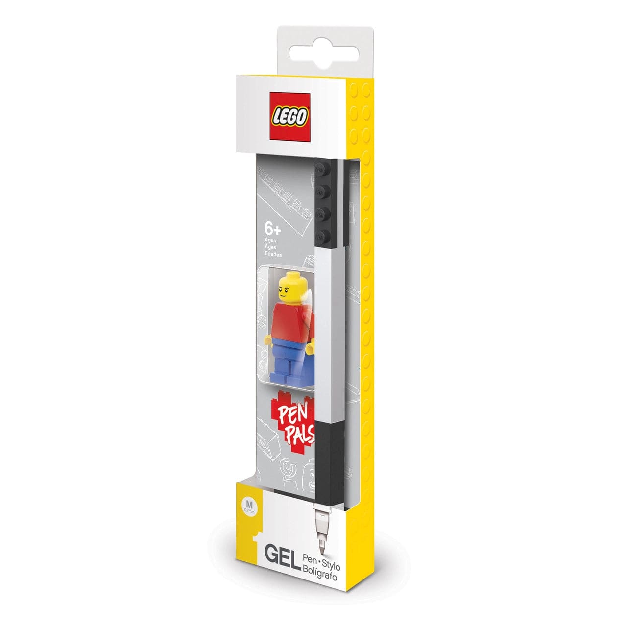 LEGO Black Gel Pen with Minifigure - The Pi Hut