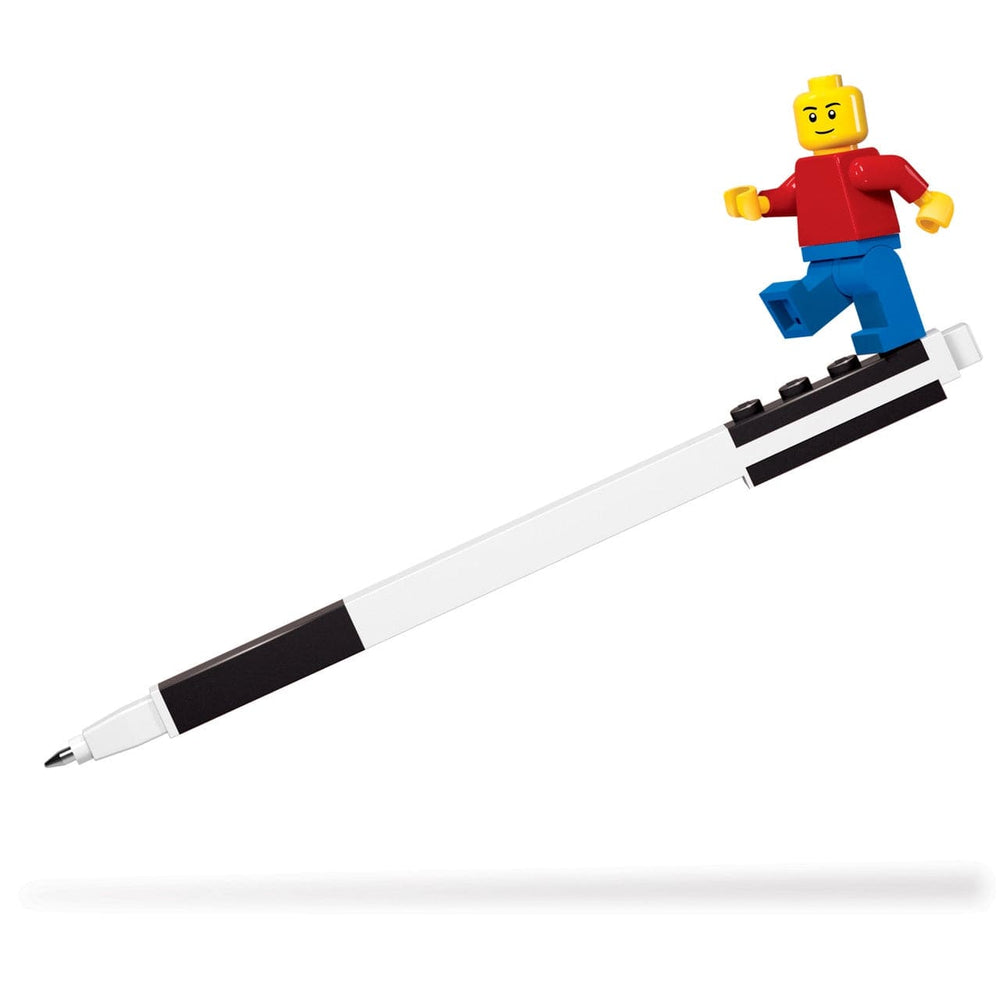 LEGO Black Gel Pen with Minifigure - The Pi Hut