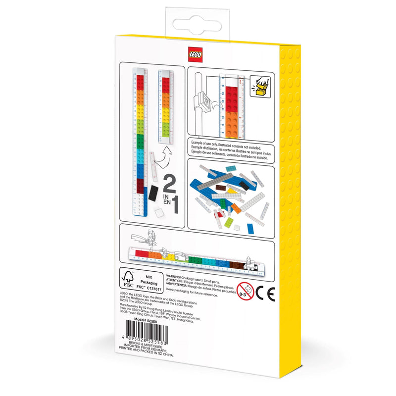 LEGO Convertible Ruler with Minifigure [Discontinued] - The Pi Hut