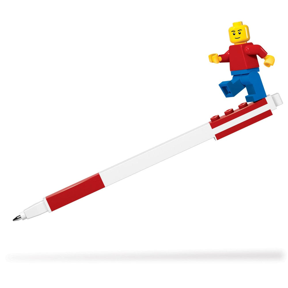 LEGO Red Gel Pen with Minifigure - The Pi Hut