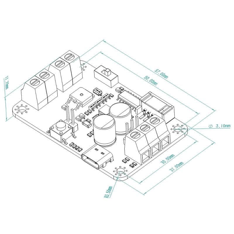 Light & Motor Driver for Python - The Pi Hut