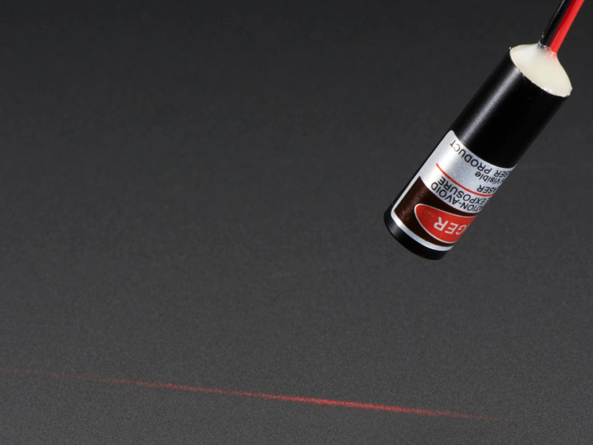 Line Laser Diode - 5mW 650nm Red - The Pi Hut