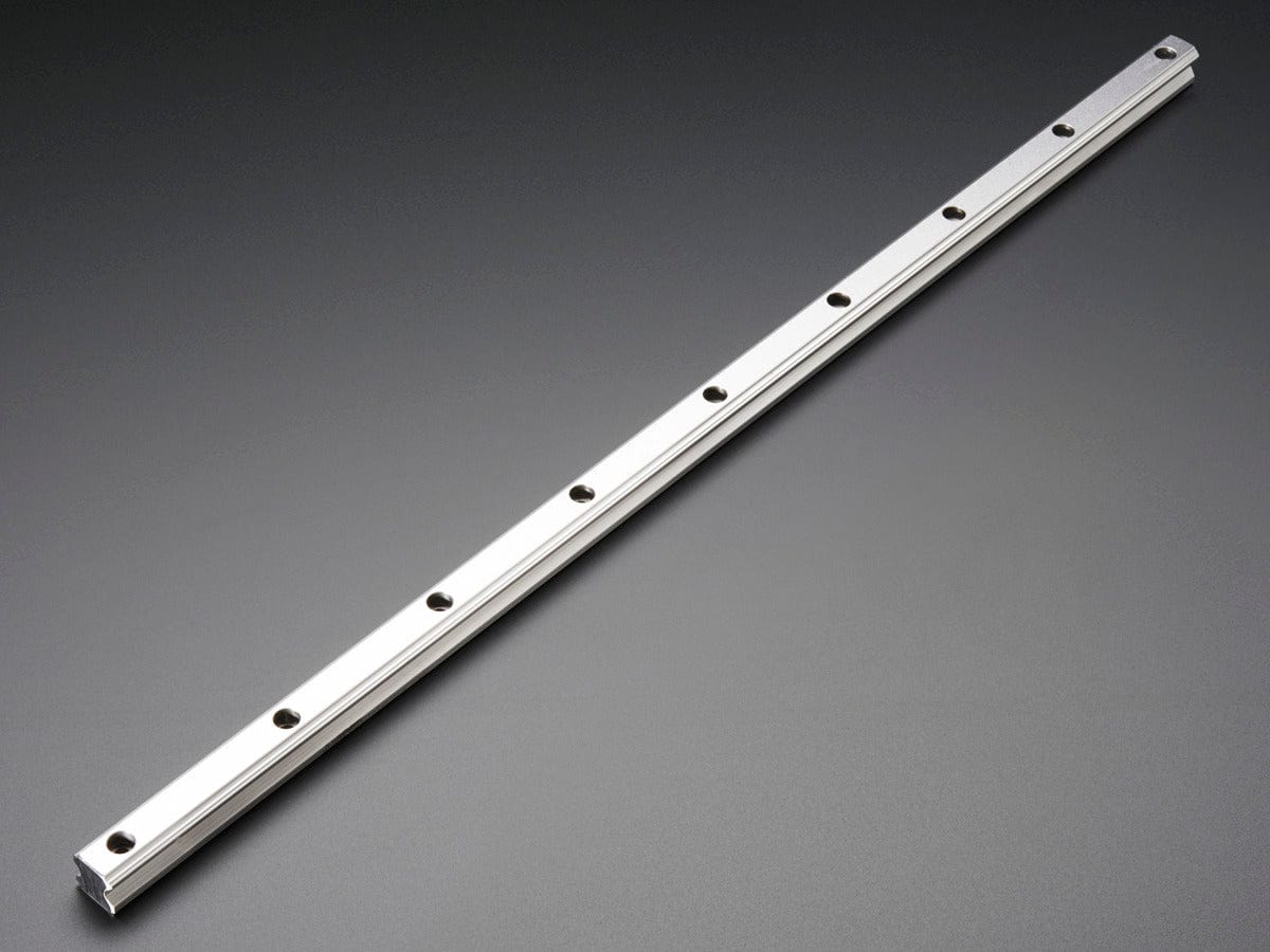 Linear Bearing Supported Slide Rail - 15mm wide - 500mm long - The Pi Hut