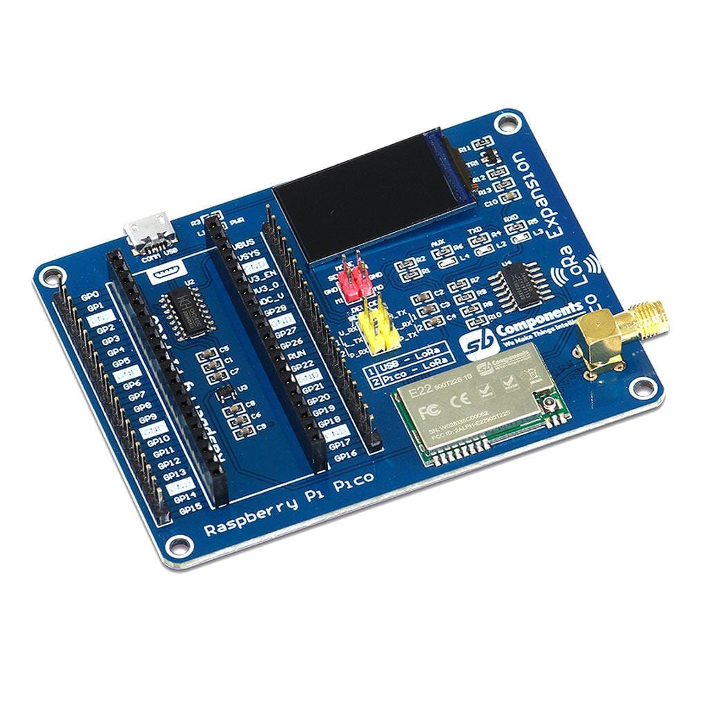 LoRa Expansion for Raspberry Pi Pico (Inc. Antenna) - The Pi Hut