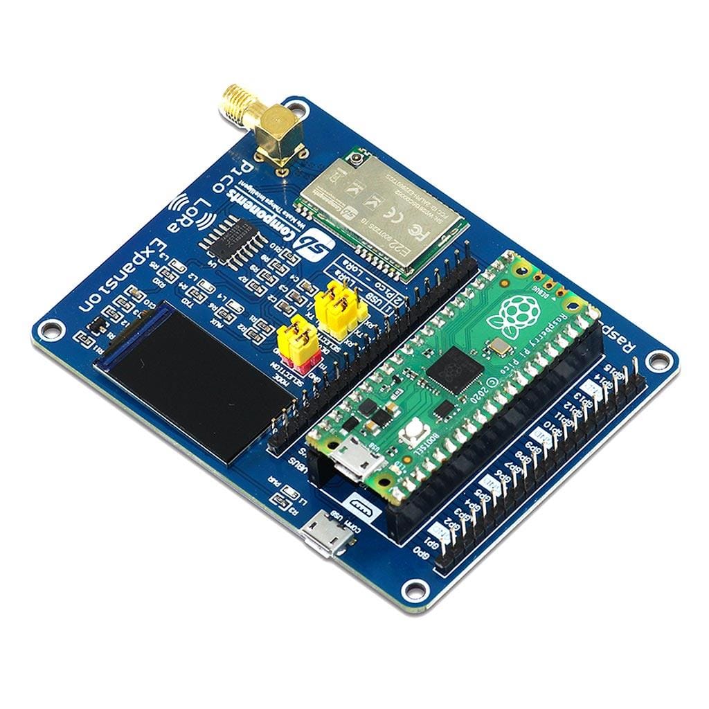 LoRa Expansion for Raspberry Pi Pico (Inc. Antenna) - The Pi Hut