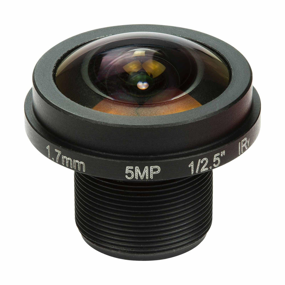 M12 Lens - 180-Degree Fisheye (1/2.5" Optical Format, 1.7mm Focal Length) - The Pi Hut