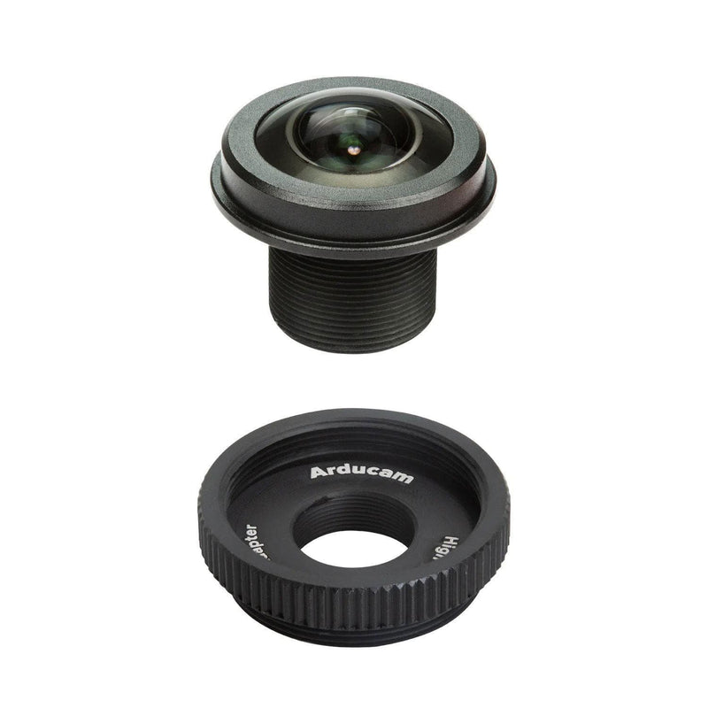 M12 Lens - 180-Degree Fisheye with Raspberry Pi HQ Camera Adapter - The Pi Hut