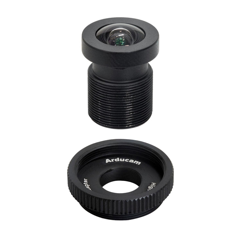 M12 Lens - 90-Degree Wide Angle with Raspberry Pi HQ Camera Adapter - The Pi Hut