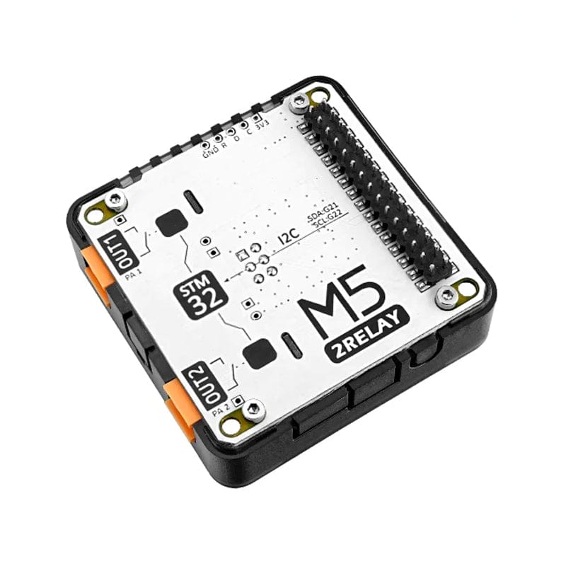 M5Stack 2-Channel AC Relay Module 13.2 (STM32F030) - The Pi Hut